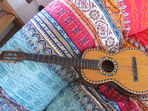 Antica chitarra salotto - chitarra, da