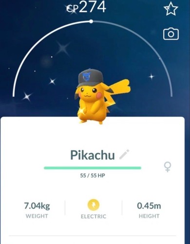 Cappello nero shiny pikachu - shiny,