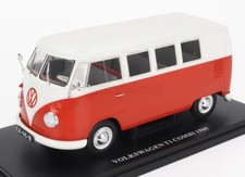 MODELLINO FURGONE STATICO DIECAST VOLKSWAGEN T1 KOMBI MINIBUS 1960 SCALA 1/24