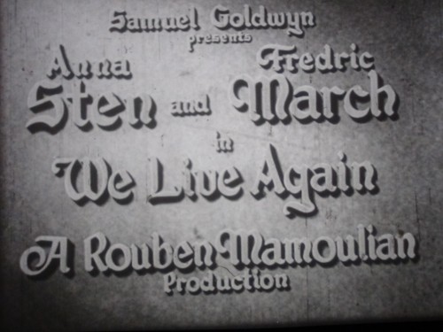 16mm live again - we,