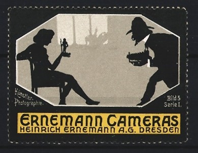 Reklamemarke dresden heinrich - reklamemarke,
