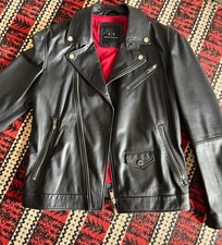 giubbotto  pelle Armani