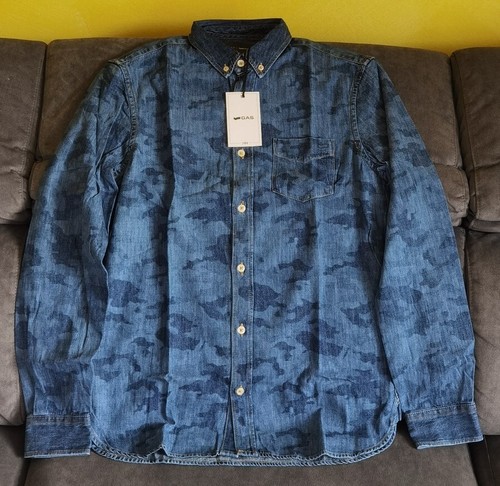 Camicia jeans gas s - di,