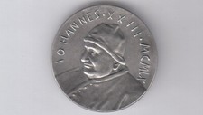 IARA MEDAGLIA 1960  MANZU' PAPA GIOVANNI XXIII OBOEDIENTIA ET PAX ARGENTO 986/ 