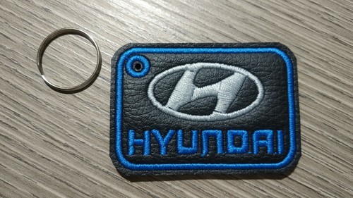 Portachiavi ricamato hyundai - ricamato,