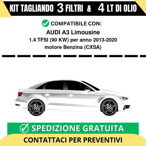 Tagliando per audi - audi, a3