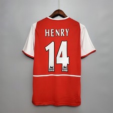 Maglia Jersey Maillot Home Arsenal 2002 2004 Premier Ucl Henry 14