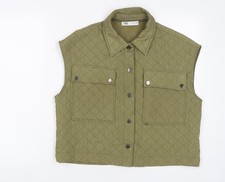 Gilet donna verde Zara taglia