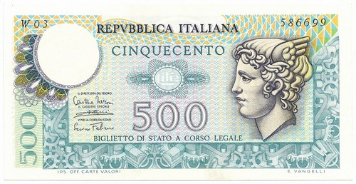 500 lire biglietto - lire,