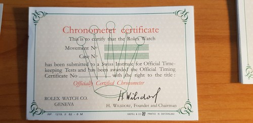 Rolex cronometro vintage