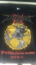 metallica t shirt met club menber never used 