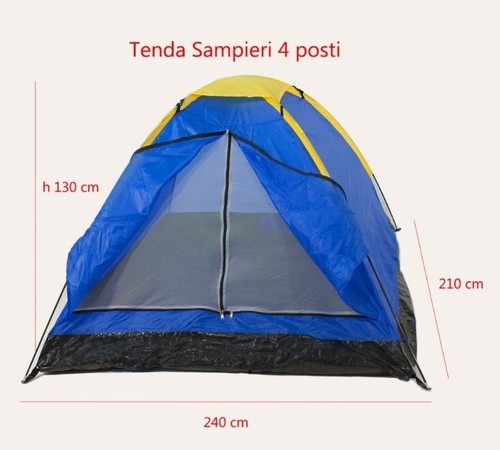 Tenda campeggio posti con - da, 4