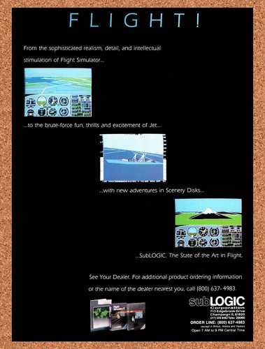 1987 flight simulator tandy - flight, ii