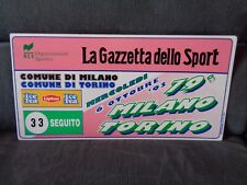 TARGA DOPPIA PER AUTO GAZZETTA MILANO-TORINO GIRO PIEMONTE '93 CICLISMO VINTAGE