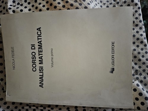 Corso analisi matematica - di,
