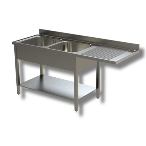 Lavello 180x70x85 acciaio inox