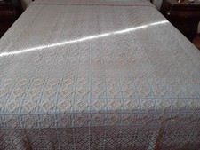 Copriletto Matrimoniale In Pizzo Color Ecru'della  "PAOLETTI"