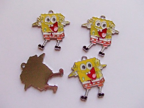 2pz charms ciondoli spongebob - charms,
