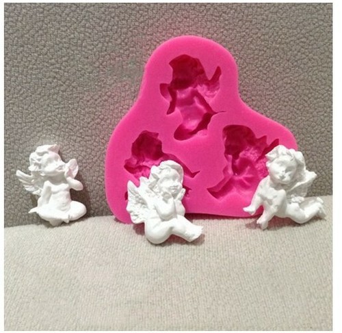 Stampo angeli silicone - 3,