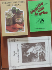 CONOSCERE ED USARE LE ERBE 3 libri:CORSO ERBORISTERIA+CURARSI E GUARIRE CON ERBE