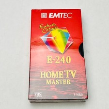 Emtec E-240 Home TV Master, Cassetta VHS Nuovissima e Saldata