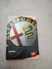 alfa romeo libro libretto manuale service utente assistenza riparazione