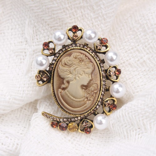 Spilla cammeo vintage - spilla,