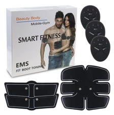 SET ELETTROSTIMOLATORE MUSCOLARE SMART FITNESS_SISTEMA EMS_TONIFICA BRUCIAGRASSI