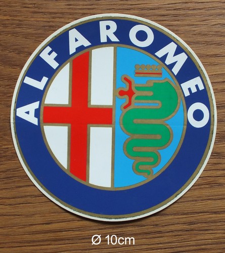 Vecchio adesivo sticker alfa - sticker,