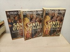 LIBRO SANTI D'ITALIA OPERA COMPLETA 2 VOLUMI CATTABIANI BUR RIZZOLI 1999 1° ED.