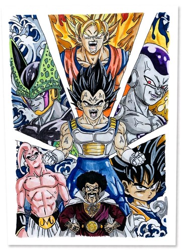 Disegno mano dragon ball - disegno, a