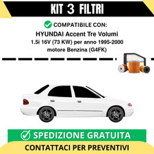 Kit 3 Filtri Tagliando per