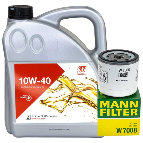 Kit olio motore febi 10w - kit,