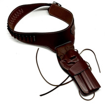 Cinturone Vega cuoio  western