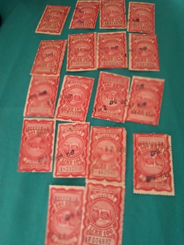 Lotto francobolli - di, 31