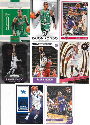 Rajon rondo card lot panini - rajon,