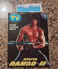 TV SORRISI E CANZONI 29 1985- Sylvester Stallone-Rambo-Marcella Bella-F.Mannoia