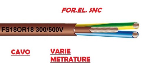 Cavo gommato fs18or18 fror - gommato, ex