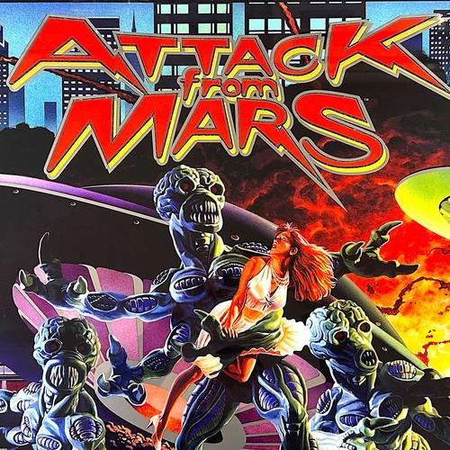 Bally attack from - mars, flipper