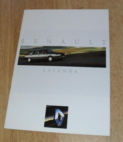 Brochure renault savanna - renault, 21