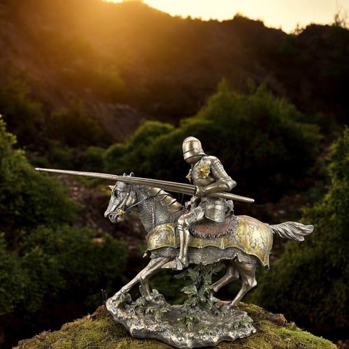 Grande cavaliere cavallo con - grande, a