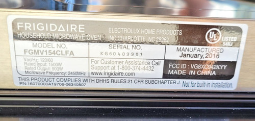 5304509576 frigidaire pannello - 5304509576,