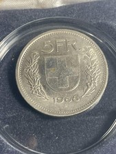 5 Francs 1968 SVIZZERA Bern