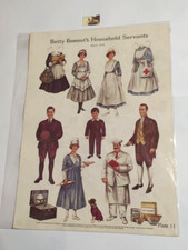 Bambole e vestiti di carta "Betty Bonnet's " cartoncino mm 225 x 310