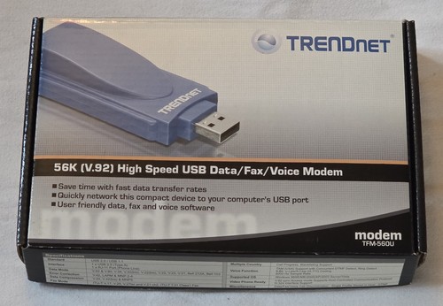 Trendnet 56k modem usb - 56k,