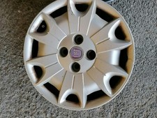 Set 4 cerchi in ferro per Panda 169 con mozzi e copriruota originali 