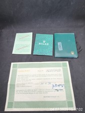 Rolex scheda garanzia 1976 + porta carte