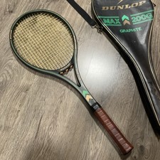 Dunlop Racchetta Max 200G Iniezione Grafite Vintage Con Coperchio