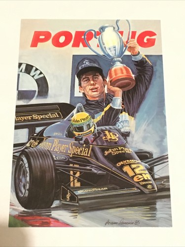 Cartolina ayrton senna - cartolina,