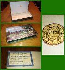 Scatola cartone cioccolatini VENCHI Torino anni 50 CONDIZIONI OTTIME RARA